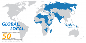 listing of countries in which Generations For Peace works