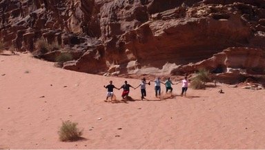 Penn Volunteers in Wadi Rum