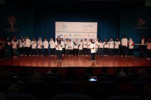 children performing at Social Cohesion Ceremony