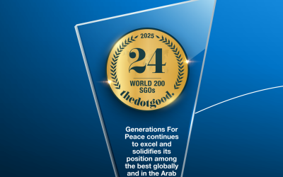 “Generations For Peace” Maintains 24th Rank Among the Top 200 Social Good Organizations Worldwide Generations For Peace remains the top-ranked Jordanian and Arab organization for the fourth consecutive year.